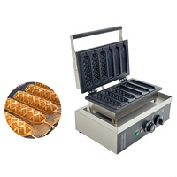 Fabricant de gaufres commerciales avec logo personnalisé, 110 V ou 220 V, machine à corn-dogs, machine à gaufres en bâtonnets, machine à gaufres pour boulangerie