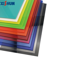 Xishun 2mm 3mm 4mm 5mm 6mm 10mm feuilles acryliques coulées en gros PMMA couleur plexiglas feuille acrylique pour la découpe laser