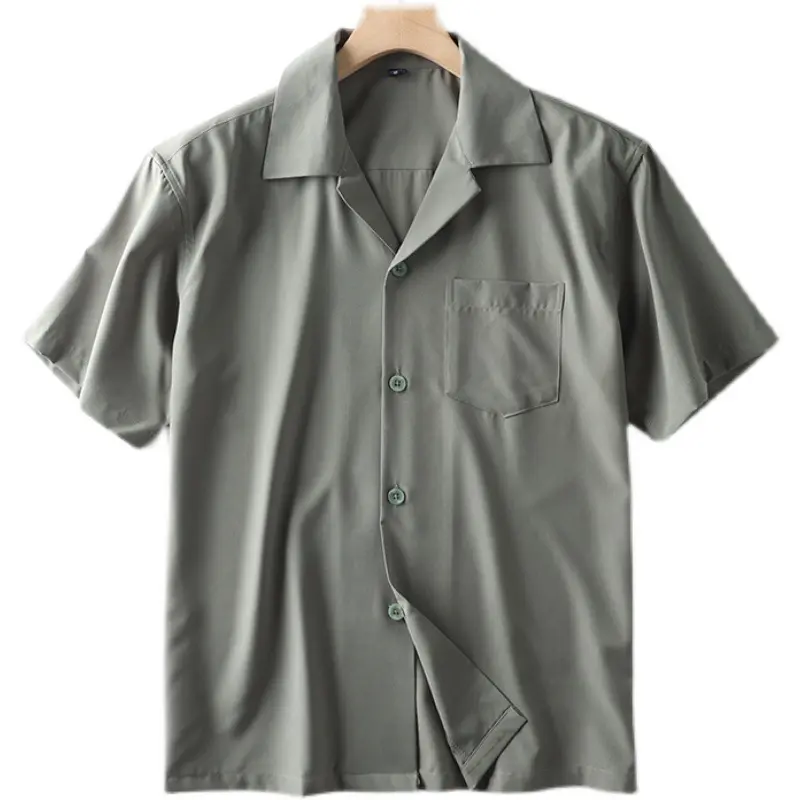 Khaki shirt Short Sleeve