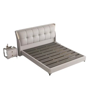 Gunstig modern zacht klein <span class=keywords><strong>bed</strong></span> groot mensengroot zacht <span class=keywords><strong>bed</strong></span> zacht bedframe op de vloer - Product Image 2