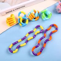 Bestseller - Jouet de jeu Twister uni - Nouveau modèle de système nerveux - 18 couleurs - Jouet sensoriel pour soulager l'anxiété des enfants