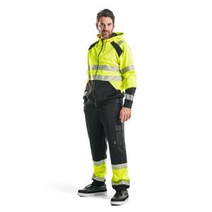 BLAKLADER - 354625283399XL Suéter con capucha Hi-Vis Amarillo/Negro-EAN 7330509610039 ROPA DE TRABAJO DE LA HI-VIS - Product Image 3