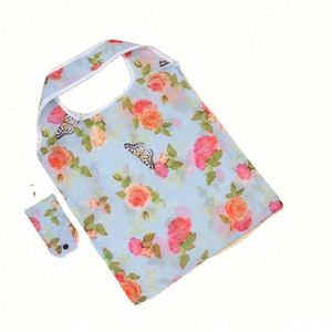 Bolsa de Compras Reutilizable Ecológica de Poliéster, Económica, Tipo Chaleco, Plegable, con Logotipos - Product Image 4