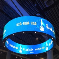Pantalla LED Flexible y Plegable para Video Wall, Pantalla de Cúpula para Publicidad, Unilumin, Lightlink, Fulida