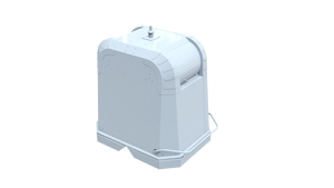 B Garbage Container DB BDB.12500-A 2500 LT Open Top <b>Pedal</b> Recycling for Waste Management - Product Image 4