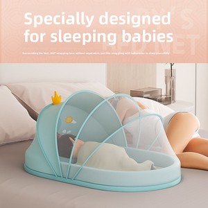 Lit d'appoint portable pour bébés <span class=keywords><strong>et</strong></span> nourrissons, pliable, avec moustiquaire, style dessin animé, vente en gros d'usine/OEM - Product Image 2