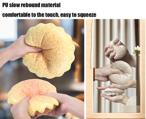 ของเล่นบีบคลายเครียด PU Foam รูปทรงอาหาร สำหรับเด็ก ของขวัญวันหยุดสำหรับเด็กชายและเด็กหญิง ขายส่ง - Product Image 2
