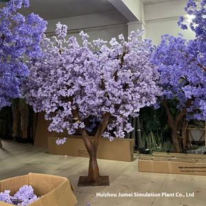 Jacaranda & fiori di ciliegio in fibra di vetro giardino artificiale verde alberi per la fotografia di festa decorazione per matrimonio pasqua paesaggistica - Product Image 2