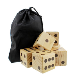 Al Aire Libre gran jardín césped patio <span class=keywords><strong>jugar</strong></span> deporte 9cm numerado madera juego de <span class=keywords><strong>dados</strong></span> <span class=keywords><strong>grandes</strong></span> manualidades juguetes al Aire Libre juegos familiares - Product Image 1