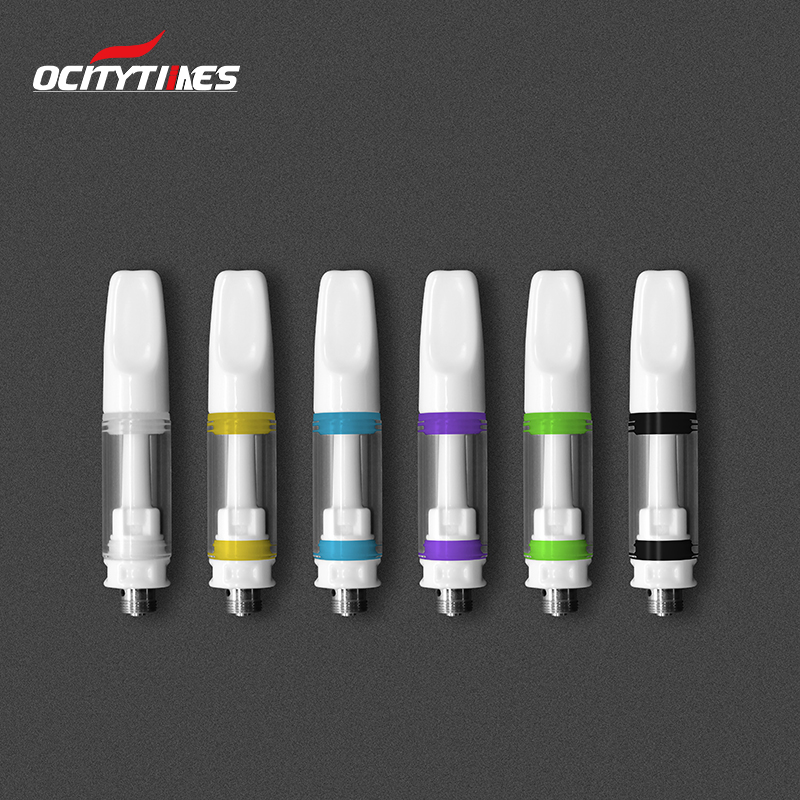 Best Vape Carts 4 holes wholesale cbd tank glass ceramic vaporizer cartridges for super thick oil
