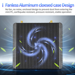 Vente directe usine – Mini PC industriel portable sans ventilateur avec double LAN intégré pour rail DIN, YKRGKJ002, double COM et double LAN, idéal pour - Product Image 5