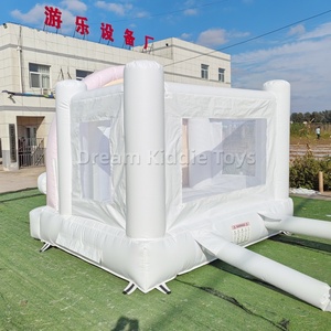 Château sautant de maison de videur gonflable d'arc-en-ciel de pastel de PVC de <span class=keywords><strong>10</strong></span> pieds pour la fête d'enfants - Product Image 5