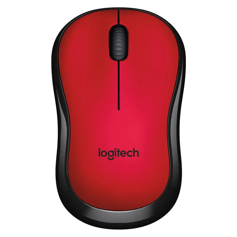 Logitech M220 ماوس لاسلكي احمر