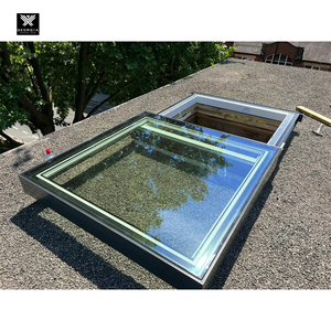 Système de toit coulissant automatique en aluminium de haute qualité résistant aux intempéries, trapes d'accès au toit coulissantes électriques ignifuges pour maisons - Product Image 5
