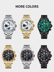 NIBOSI 2513 Fabricant Montre À Quartz Résistant À L'eau Montre De Luxe Homme Personnaliser Logo Montres-Bracelets - Product Image 6
