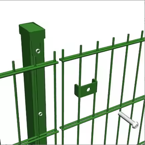 Đáng tin cậy nhà máy mạ kẽm và sơn tĩnh điện 2D đôi dây hàng rào 656 868 lưới Bảng điều khiển Hàn đôi dây lưới hàng rào - Product Image 6