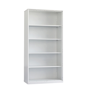 خزانة ملفات فولاذية بدون باب مع 4 رفوف قابلة للتعديل، هيكل قابل للتفكيك، خزانة تخزين وكتب - Product Image 6