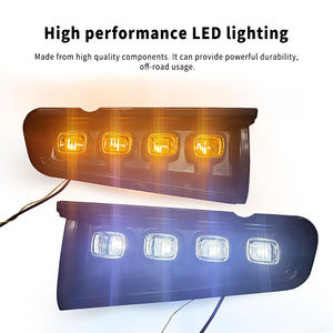 Комплект противотуманных светодиодных ламп 447762 переднего бампера подходит для Ford Bronco Black 21-23 ford bronco автомобильные лампы - Product Image 3