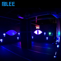 Jeu de construction d'équipe populaire jeu de mur LED amusant intérieur interactif cachant la salle d'activation les yeux du diable cacher activer le jeu pour les états-unis