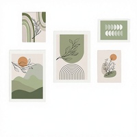 Affiche Murale Moderne Minimaliste Nordique, Nature Morte Abstraite Géométrique, Style Morandi, Peinture à l'Huile sur Toile pour Hôtel et Décoration de Salon