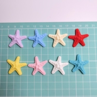 Ornamenti in Resina a Forma di Stella Marina, Accessori Fai-da-Te, Decorazioni per Torte a Tema Sirena, Miniature per Feste a Tema Sottomarino