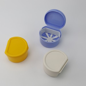 Estuche portátil para dentaduras postizas LK 403, caja de almacenamiento de plástico para ortodoncia, para el cuidado dental de adultos - Product Image 1
