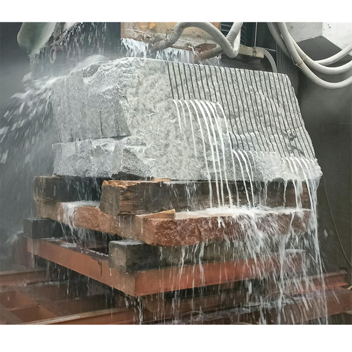 Automatic Guide Column Stone Cutter Multi-Blade Hydraulic PLC Industrial Marble Granite Block Cutting Machine