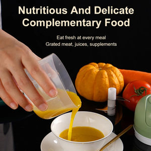 Mini Picadora de Verduras y Ajo USB Recargable, Resistente, para Carne y Jengibre, de Dos Cuchillas, Venta al por Mayor - Product Image 6