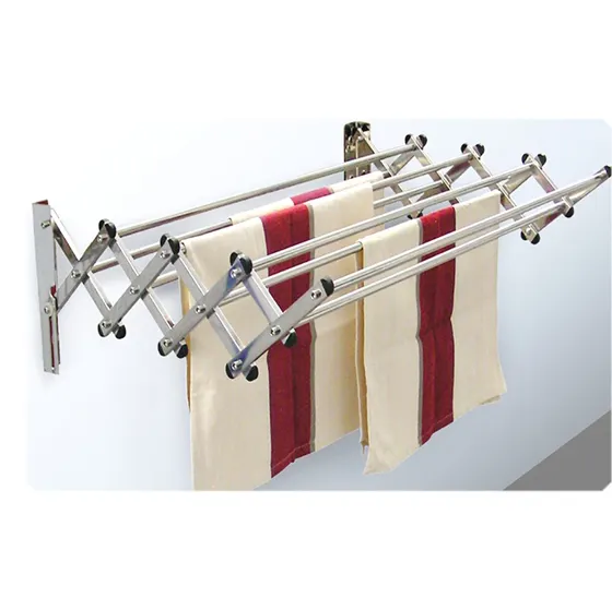 Wholesale High Quality telescopic clothes drying towel rack bathroom indoor clothes drying rack