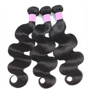 Hot selling Straight Peruvian Hair Bundle With Closure Human Hair Weave Bundle With Closure