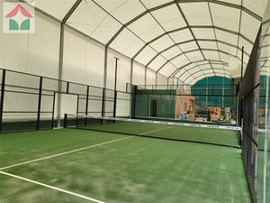 مجموعة ملاعب بادل تنس داخلية وخارجية مع سياج، ملعب بادل تنس كامل ومباني بهيكل فولاذي - Product Image 2