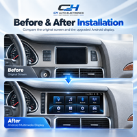 Pour Audi Q7 4L 2005-2015, autoradio Android 10,25 pouces 8 cœurs, tablette, 4G, CarPlay, BT, GPS, Navi, lecteur multimédia stéréo