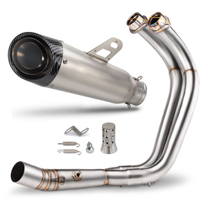 Sistema de Escape <span class=keywords><strong>Tracer</strong></span> <span class=keywords><strong>700</strong></span>/GT para Yamaha YZF-R7 MT07 FZ07 XSR700 Tracer7/GT 2014-2026 Kit de Tubos de Silenciador para Motocicleta - Product Image 2