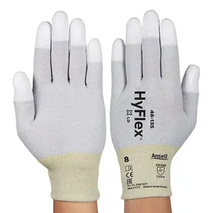 Ansell 48-135 Guantes De Trabajo Anti statischer Licht mechaniker Handschutz Industrie handschuhe Für Arbeits sicherheit Pu-beschichtete Handschuhe