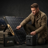 Panneau solaire pliable JiYao 480W, rendement de 25%, haute puissance, noir, 128 cellules, 182mmx91mm, utilisation RV/Marine/Extérieur