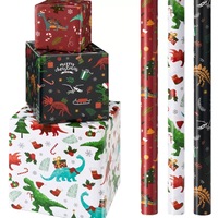 Kertas Kado Natal Grosir Lembaran Cetak Kustom Pembungkus Hadiah Liburan