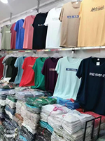 T-shirts pour hommes en gros à prix d'usine, assortiment de marques célèbres, vêtements à manches courtes confortables pour la mode en gros
