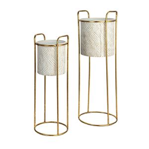 Metal Planter Flower <b>Pot</b> for Living Room Bedroom Balcony Garden Office and Luxury Interior Decoration - Product Image 4