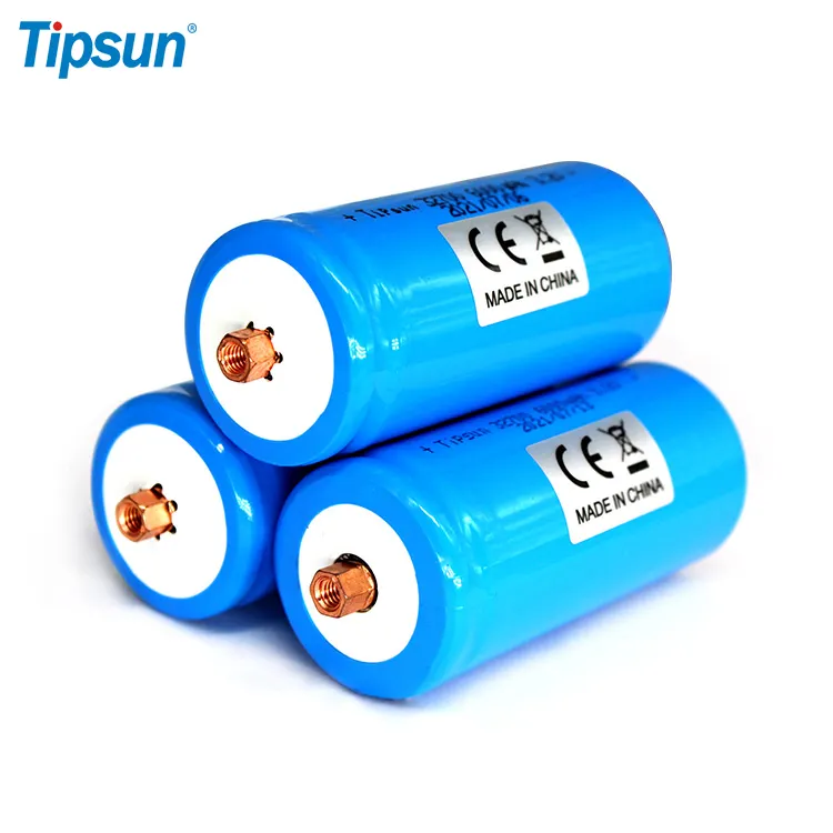 Tipsun 32700 lifepo4 3.2v pil hücresi 32700 ESS güneş enerjisi sistemi lityum pil vida kafası