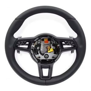 พวงมาลัยหนังแท้ GT Sport สำหรับ Porsche Boxster 718 981 Taycan 911 <span class=keywords><strong>Carrera</strong></span> 991 991.<span class=keywords><strong>2</strong></span> Cayenne จัดส่งรวดเร็ว - Product Image 1