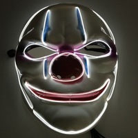 Masques unicolores phosphorescents en PP pour Pâques, Halloween, fêtes de carnaval et spectacles – Fournisseur fabricant