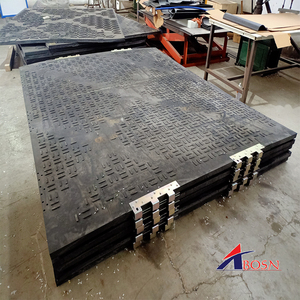 Tapis de sol PE surdimensionné 4x8 pieds |   Chenilles de construction robustes antidérapantes avec service de découpe pour engins lourds - Product Image 5