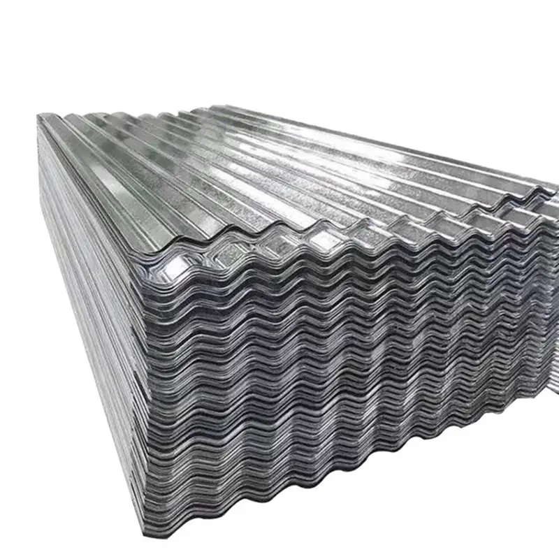 Dx51d gl verzinktes Wellblech dach Stahlblech Aluminium platten mit großer Spannweite für den Bau