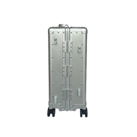 Valise rigide en aluminium intégral pour la vente en gros OEM, idéale pour la revente de marques haut de gamme