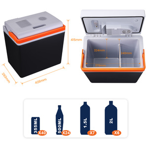 New Design Hcalory Portable <strong>Rechargeable</strong> Car Fridge Upright Mini Fast Charge 12v Camping <strong>Cooler</strong> <strong>Box</strong> - Product Image 6