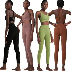 Manufacturer Supplier Women Sportswear Plus Size Yoga Set Gym Workout Clothes For Women Fitness Active Wear