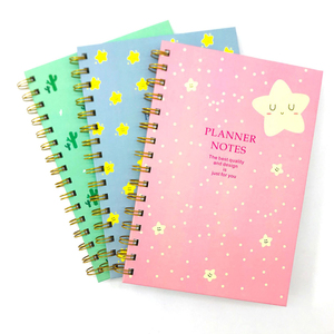 ฝาครอบพลาสติก PP กันน้ําเป็นมิตรกับสิ่งแวดล้อมกระดาษหินรีไซเคิลขนาดที่กําหนดเองโน้ตบุ๊คเกลียว