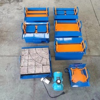 Mini Máquina Casera para Hacer Ladrillos de Cemento y Hormigón, Máquina para Fabricar Bloques de Pavimento, Máquina Moldeadora de Ladrillos