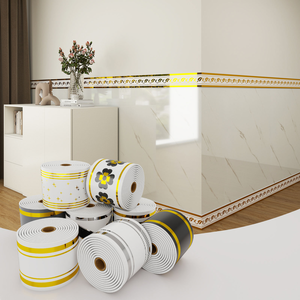 Plinthe murale en mousse PE géométrique, rouleau <span class=keywords><strong>de</strong></span> 10 cm x 5 m, autocollante, pour sol, cuisine, <span class=keywords><strong>salle</strong></span> <span class=keywords><strong>de</strong></span> <span class=keywords><strong>bain</strong></span>, autocollants muraux - Product Image 6