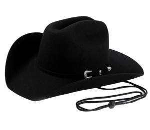 A111403 Sombrero de Vaquero Estilo Occidental, Nuevo Diseño en Oferta, 100% Fieltro de Lana, Ala Ancha Rígida, Ajustable, Unisex, para Fiestas - Product Image 1